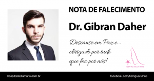 Nota de Falecimento – Dr. Gibran Daher
